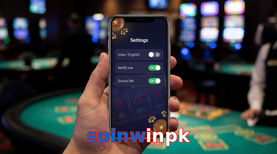 Game list for Spinwinpk app section