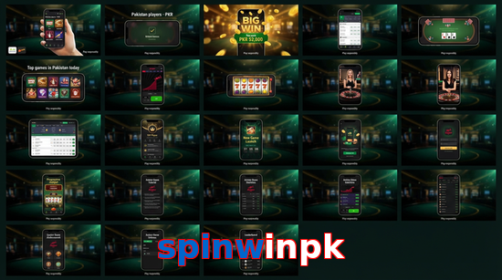 Main screen of Spinwinpk bet page for PK players