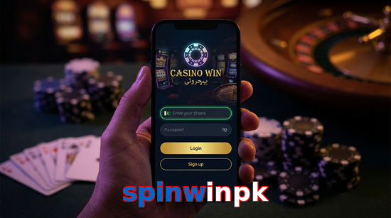 Main screen of Spinwinpk login page for PK players