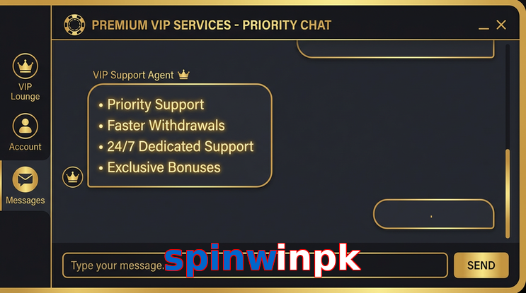Payment and PKR controls in Spinwinpk